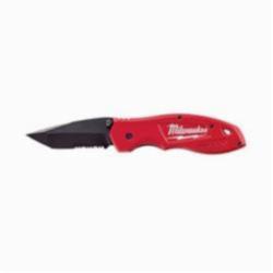 Milwaukee® 48-22-1995 Fastback™ Liner Lock Spring Assisted Knife, 3 in L Blade, Serrated Stainless Steel Blade