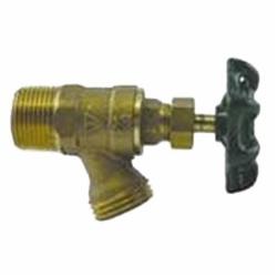 A.Y. McDonald 2008 Brass Low Pressure Boiler Drain, 1/2 inch MNPT x GHT; 10 Units/Carton