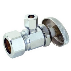Nabco Imported Angle Stop, 5/8 inch OD x 3/8 inch OD