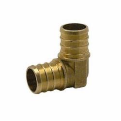Nabco 90 Deg Brass Elbow, 1 inch x 1 inch, PEX Barb x PEX Barb