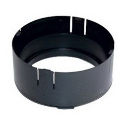NDS™ Universal Locking Outlet For 6 inch Drainage Pipe, 2-15/16, Black