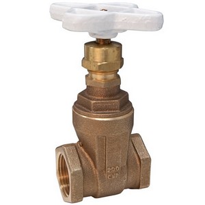 Nibco® T-113-LF Class 125 Lead Free Silicon Bronze Screw-In Bonnet Gate Valve, 1-1/4 inch x 1-1/4 inch, FNPT x FNPT