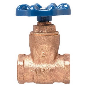 Nibco® T-29 Cast Brass Alloy Screw-In Bonnet Full Port Gate Valve, 1-1/2 inch x 1-1/2 inch, FNPT x FNPT