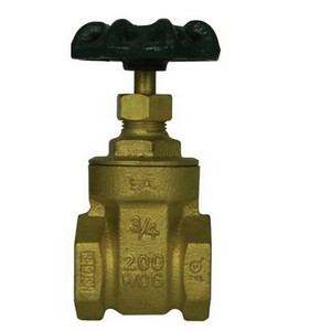 AY McDonald Cast Brass Full Port Import Gate Valve, 1 inch x 1 inch, FNPT x FNPT