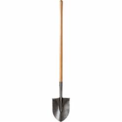 Nupla® 72016 Round Point Fiberglass Handle Steel Shovel, 9 inch x 11-1/2 inch