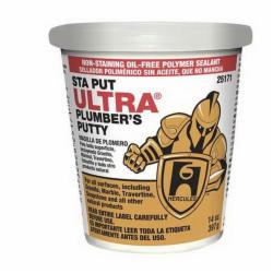 Harvey 25171 Sta Put® Ultra® Plumber Putty, 14 oz, Off-White; 12/Pack
