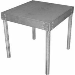 Harvey 34057 Galvanized 18 ga Steel Gas Water Heater Stand, 21 inch L x 21 inch W x 18 inch H, 50 gal; 4/Pack