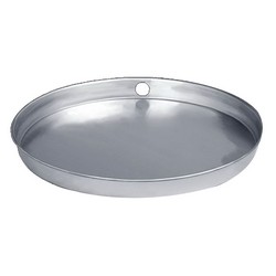 IPS 87013 Aluminum Predrilled Circular Water Heater Pan With 1 inch PVC Drain Connection, 30 inch I.D. x 32 inch O.D.; 18 Unit/Case