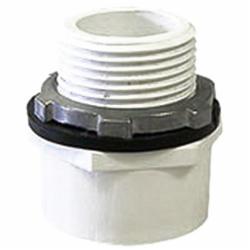 Harvey 34088 PVC Water Heater Pan Adapter, 1 inch I.D x 1-1/2 inch O.D; 12 Each