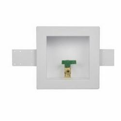 Harvey 39161 Low Lead Valve ASTM F1960 PEX Ice Maker Outlet Box, 1/4-Turn Brass Ball Valve, 1/2 inch; 6/Pack