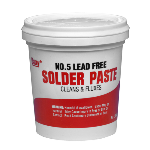 Oatey® 100% Lead-Free #5 Paste Flux, 4 oz, Amber; 24/Pack