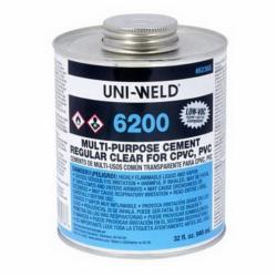 Harvey 6256S Uni-Weld® Multi-Purpose Solvent Cement, 8 oz Can, Clear; 24/Pack