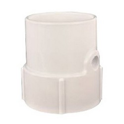 Oatey® General Purpose PVC Pipe Fit Drain Base With Primer Tap For 3 inch to 4 inch Pipe