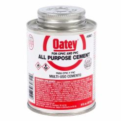 Harvey 30821 All-Purpose Cement, 8 oz Can, Milky Clear; 24/Pack