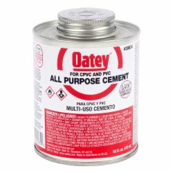 Harvey 30834 All-Purpose Cement, 16 oz Can, Milky Clear; 24/Pack