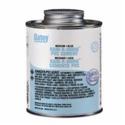 Rain-R-Shine® 30890 Medium Bodied PVC Cement, 4 oz Cartridge, Blue