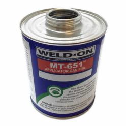 IPS 10012 Empty Solvent Welding Container With 1-3/4 inch Neck, 1 qt Can; 12/Case