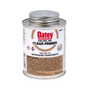 Oatey® 30751 PVC/CPVC Pipe Primer, 8 oz, Clear; 24/Pack