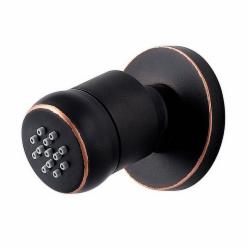 Pfister 015-HF0Y Solid Brass Shower Body Jet, 1.6 gpm, 1/2 IPS, Tuscan Bronze