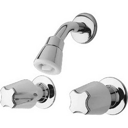 Pfister 07-311 Professional Grade 2-Knob Handle Shower Only Faucet, 2.5 gpm, Polished Chrome