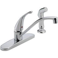 Peerless P188500LF Apex Long Spout Single Handle Kitchen Faucet, 1.8 gpm, Chrome