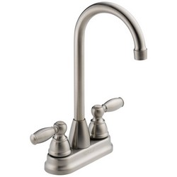 Peerless P290LF-SS Apex Swing Spout Two Handle Bar-Prep Faucet, 1.8 gpm, Stainless Steel