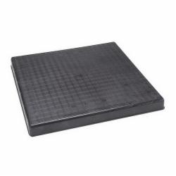 Diversitech ACP24243 The Black Pad® Black Plastic Equipment Pad, 24 inch L x 24 inch W x 3 inch H; 16/Pallet