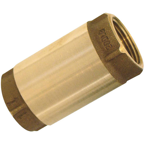 Simmons Lead-Free Brass Pump Check Valve, 1-1/4 inch