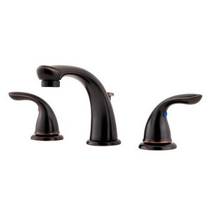 Pfister™ G149-610 Pfirst Series™ Professional Grade 2-Handle 8 inch Widespread Lavatory Faucet With Pop-Up, 1.5 gpm, Tuscan Bronze
