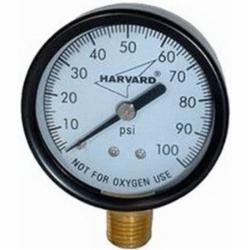 The American Granby IPG2002-4L Pressure Gauge, 0 to 200 lb, 2 inch x 1/4 inch Lower