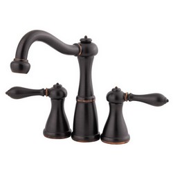 Pfister™ GT46-M0B Marielle™ Professional Grade 2-Handle 4 inch Widespread Lavatory Faucet With Pop-Up, 1.5 gpm, Tuscan Bronze
