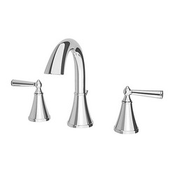 Pfister™ GT49-GL0 Saxton™ Professional Grade 2-Handle 8 inch Widespread Lavatory Faucet With Pop-Up, 1.5 gpm, Polished Chrome