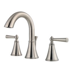 Pfister™ GT49-GL0 Saxton™ Professional Grade 2-Handle 8 inch Widespread Lavatory Faucet With Pop-Up, 1.5 gpm, Brushed Nickel