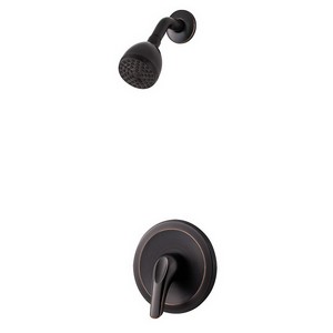 Pfister™ Pfirst Series R89-020 Professional Grade 1 Lever Handle Shower Only Trim, 2.5 gpm, Tuscan Bronze