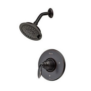 Pfister™ Avalon R89-7CB Professional Grade 1 Lever Handle Shower Only Trim, 2.5 gpm, Tuscan Bronze