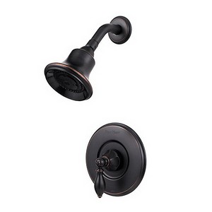 Pfister™ Catalina R89-7EB Professional Grade 1 Lever Handle Shower Only Trim, 2.5 gpm, Tuscan Bronze