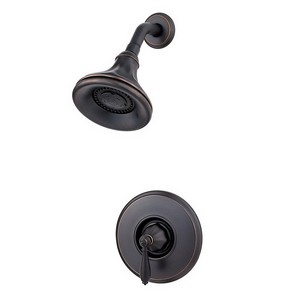 Pfister™ Portola R89-7RP Professional Grade 1 Lever Handle Shower Only Trim, 2.5 gpm, Tuscan Bronze
