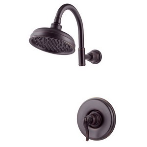 Pfister™ Ashfield R89-7YP Professional Grade 1 Lever Handle Shower Only Trim, 2.5 gpm, Tuscan Bronze
