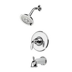 Pfister™ Avalon R89-8CB Professional Grade 1 Lever Handle Tub & Shower Trim, 2.5 gpm, Chrome