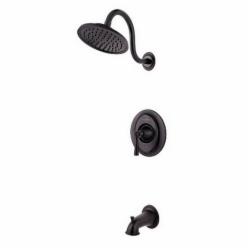 Pfister R89-8GLY Saxton&trade; 1-Lever Handle Professional Grade Tub & Shower Combo Trim, 2.5 gpm, Tuscan Bronze
