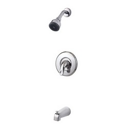 Pfister™ Serrano R89-8SR Professional Grade 1 Lever Handle Tub & Shower Trim, 2.5 gpm, Chrome