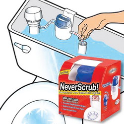 NeverScrub Automatic Toilet Cleaning System
