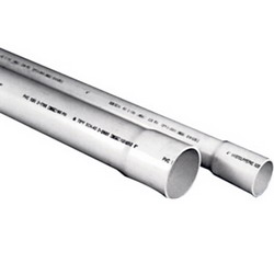 SCH 40 PVC Pipe, 1/2 inch, Bell End