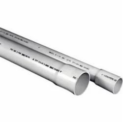 SCH 40 PVC Pipe, 6 inch, Bell End