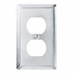 Pass & Seymour® SS8 1-Gang SS Standard-Size Wallplate, 4.5 inch x 2.75 inch
