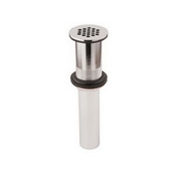 Pfister™ 47 Series Solid Brass Grid Strainer with 1-1/4 inch Tailpiece, 7-3/8 inch L x 2-1/8 inch W, Brushed Nickel
