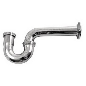 Watts 22 ga Budget P-Trap, 1-1/4 inch, Chrome Plated