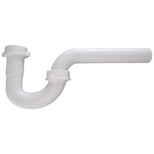 1-1/4 inch PVC P-Trap, White