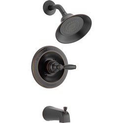 Peerless PTT188790-OB Apex Single Function Tub and Shower Trim, 2 gpm at 80 psi, Oil Rubbed Bronze