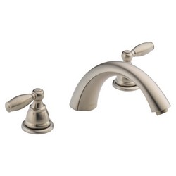 Peerless PTT298696-BN Apex Two Handle Roman Tub Trim, 18 gpm, Brilliance Brushed Nickel